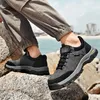 Casual Shoes Brand's Men's Outdoor Retro Lace-Up Classic Sneakers Platform Work