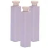 Lagringsflaskor 3st reser påfyllningsbara klämt toalettartiklar schampo balsam 250 ml