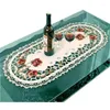 Maty stołowe naczynia kubek nowoczesny prostokątny salon prostopasowy pokrywę tkaniny haftowa mata rzemieślnicza