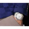 Ruch Luksusowy zegarek mechaniczny Szwajcarskie automatyczne szafirowe lustro Rozmiar 47 mm 13 mm importowane paski na pasek krowi