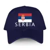 Ball Caps Sırbistan Sırp Sırplar Erkekler Snapback Moda Formaları 'Nation Cotton Sunhat Hip Hop Şapkası Spor Srb Srbija Dad