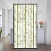 Window Stickers PVC Privacy Glass Film Bamboo Mönster Inget lim Statisk el Dörr Flim Frosted Sun Blocking Windows Sticker