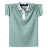 Polos masculinos chegada moda grande verão polo camisa de alta qualidade algodão puro manga curta plus size m l xl 2xl 3xl 4xl 5xl 6xl