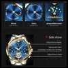 Relógios de pulso JSDUN 8937 Cinta de Aço Inoxidável Moda Homens À Prova D 'Água Relógios Mecânicos Automáticos para Calendário de Fase da Lua