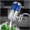 Keukenkranen Voor Kraan Tap 8 Laag Keramisch Elektrisch Plating Filter Huishoudelijke Waterzuiveraar Cleaner Actieve Kool Drop Delive Dh5Zu