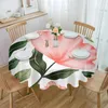 Table Cloth Rural Plants Flowers And Grass Waterproof Tablecloth Decoration Wedding Home Kitchen Dining Room Round