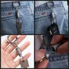 Hooks Rotate Buckle Keychain Portable Multifunctional Men Outdoor Tool Waist Belt Quick Keyring Organizer