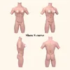 Cuscinetto per il seno KUMIHO Bodybuliding Muscle Suit Cosplay Silicone One Piece Body forme del seno con tette finte per Crossdress Transgender Drag Queen 240330