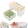 Storage Boxes 1pcs Plastic Makeup Organizers Box With Drawer Jewelry Cosmetic Lipstick Holder Sundries Container