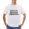 Męskie topy z czołgami napisane i wyreżyserowane przez Quentin Tarantino (ciemne) T-shirt chłopcy z druku dla zwierząt fani fanów męskich