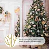 Fiori decorativi 10 pezzi Ghirlanda per porta Glitter artificiali Ornamenti per stelo Ramoscelli scintillanti Rami Scelte natalizie per l'albero Vacanze Matrimonio