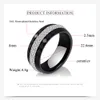 High Qulity Women Jewelry Ring Wholesale Black And White Simple Style Comly Crystal Ceramic Rings for Women couple ring