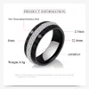 Haute qualité femmes bijoux bague en gros noir et blanc Style Simple Comly cristal céramique anneaux pour femmes couple anneau