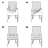 Chair Covers Velvet Stretch Wingback Cover Slipcover Reusable Arm Protector For Dining Room Banquet Home Decor