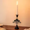 Candle Holders Iron Holder Retro Table Candlelight Stand Creative Wedding Centerpieces For Tables Candelabros Home Decorations Accessory