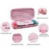 حقيبة تخزين EVA المحمولة Pink لـ Nintendo Switch / OLED Console Case Pouch for NS Switch OLED Accounting Game Accessories 240322