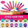 Color 12 Color Temporary Hair Coloring Chalk Washable Hair Dye DIY Styling Tools For Kids Girls Teens For Party Cosplay Theater Makeup