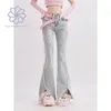 Women's Jeans Micro Flared For Women Spring Summer High Waist Slim Denim Pants Korean Fashion Street Jean Trouser