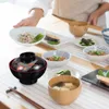 Skålar miso skål liten soppbehållare traditionell japansk ris kök service plast sallad ramen