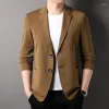 Abiti da uomo Blazer Ehioe2023 Giacca da completo estiva Tra-sottile Traspirante Alta elasticità Leggera Seta di ghiaccio Protezione solare Casual Drop Deliv Dhfst