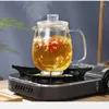 Teaware Sets 600ML Glass Teapot For Stove Heat Resistant High Temperature Explosion Proof Tea Pot Infuser Milk Set Household
