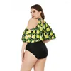 Women's Swimwear Bikini 2024 Woman Clothes Swimsuit Ladies 2 Pieces Lemon Female Set Thongs Elegant To Brazil Plus Size Beach Wear