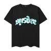 Moda 2024 verão nova marca de rua sp5der 55555 brilhante carta padrão camiseta unisexsrqvv3yqEXAK