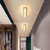 Ceiling Lights Modern Led For Living Room Bedroom Study Corridor White Black Color Surface Mounted Lamp AC85-265V