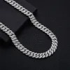 Moissanite Cubic Zircon Hip Hop Jewelry 925 Silver Iced Out Cuban Link Chain Factory Wholesale