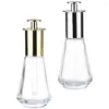 Frascos de armazenamento 2 pcs frasco conta-gotas de óleo essencial envase para perfume de viagem pequeno vidro transparente