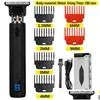 Hårtrimmer T9 Electric Clipper för män USB -uppladdningsbar rakapparat Barber Adts Cutting Hine 221122 Drop Delivery Products Care STY DHLZ0