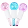 1 Pair Beauty Crystal Ice Hockey Face Eyes Massage Wave Ball Tighten Firming Fine Lines Skin Care Tools Anti-Aging Beauty Health 240320