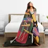 Couvertures Wassily Kandinsky Couverture douce et chaude en flanelle, couvre-lit pour lit, salon, pique-nique, voyage, canapé à la maison