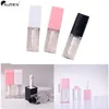 Opslagflessen 1 Stuks Lege Draagbare 5 ml Dikke Wand Lipgloss Buis Plastic Glazuur Buizen Vierkante Volledige Heldere Transparante container