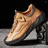 Chaussures décontractées en cuir Hommes Sapatos Masculinos Chaussure sociale Hommes Zapatos Para Hombre anti-dérapant pour Homme Schuhe Mann