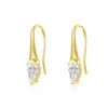 Pendientes de tuerca de 0,2 quilates, 2 piezas, gancho de diamante cultivado en laboratorio certificado NGIC/NGTC, joyería fina elegante de oro amarillo de 18 quilates