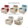 Chair Covers Ers 3Pieces Seater Sofa Headrest Non-Slip Waterproof Protection For Wide Applications Drop Delivery Home Garden Textiles Dhwr3