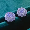 Fascino reale 0,5-1 carati D colore Moissanite orecchini a bottone per uomo donna alta qualità S925 argento sterling scintillante orecchino di nozze gioielli regalo