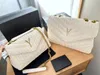 2024 Kobieta słomka torebki lou puffer designer torby mody łańcucha mody luksusowa torebka torebka letnia