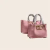 Öppning av lyxväska Kvinnors designerväska brun vävd tote stor kapacitet damer designer axel väska nyckelpåse passhållare XB154 E4