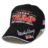 2024 Trump Hat Casquette d'élection présidentielle américaine Casquettes de baseball Casquettes de sport en coton à rebond réglable FY8669 0401