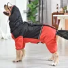 Vêtements pour chiens imperméable réfléchissant vêtements pour animaux de compagnie vêtements combinaison imperméable veste chiens résistant à l'eau pour fournitures