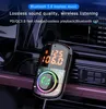 Автомобильный комплект Bluetooth Bc70 Bc71 Комплекты FM-передатчик V5.0 Беспроводной радиоадаптер Музыкальный Mp3-плеер Qc3.0 Usb Type-C Pd Быстрая зарядка Drop De Otsyw