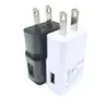 Hot-Selling USB Wall Charger 5V 2A AC Travel Home Adapter US EU Plug för Universal Smartphone Android Phone för Samsung S7 S8