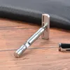 Yaqi Matte Chrome Color AC Blade Excalibur Single Edged Mens raksäkerhet Razor 240325