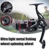 Baitcasting Moulinets Métal Spin Pêche Poids léger Tra Smooth Powerf Rock Sea Drop Livraison Sports en plein air DH38J Otqcv