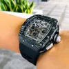 Orologi di design Orologi da uomo di lusso Orologi di alta qualità Quadrante impermeabile in acciaio inossidabile 41 mm Specchio con zaffiro Orologio meccanico automatico con nucleo Orologio Richar Igcu