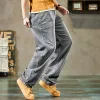 Yaz Men Kot Moda Elastikiyet İnce Denim Pantolon Artı Boyut Gevşek Popüler Düz Jean Pantolon Erkek Mens Giyim 42
