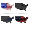 Party Decoration American Map Metal Car Sticker Favor Personalized National Flag Alloy 3D Label Badge 7X4Cm Drop Delivery Home Garde Dh2Fb