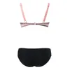 Women's Swimwear Sexy U Shaped Open Back Bikini With Chest Pads Border Splitting Mens Underwear